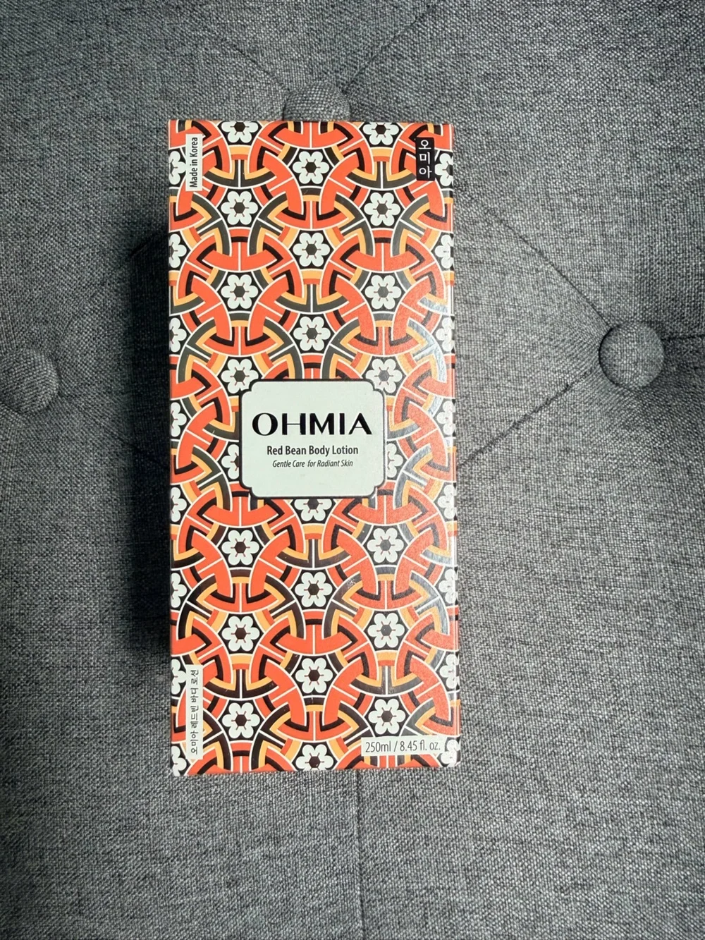 OHMIA Red Bean Body Lotion. Korean skincare.